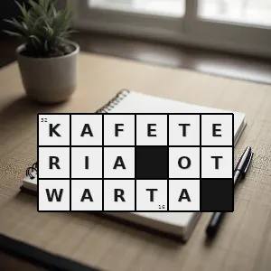 Hasło krzyżówkowe zestaw możliwych odpowiedzi zawierający punkt pozwalający na zaprezentowanie swojej odpowiedzi jeśli nie mieści się ona w żadnym zaproponowanym sformułowaniu - kafeteria otwarta – rozwiązanie, synonimy, podpowiedzi i definicje krzyżówkowe